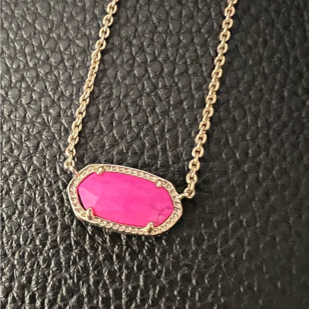 Kendra Scott Hot Pink Necklace